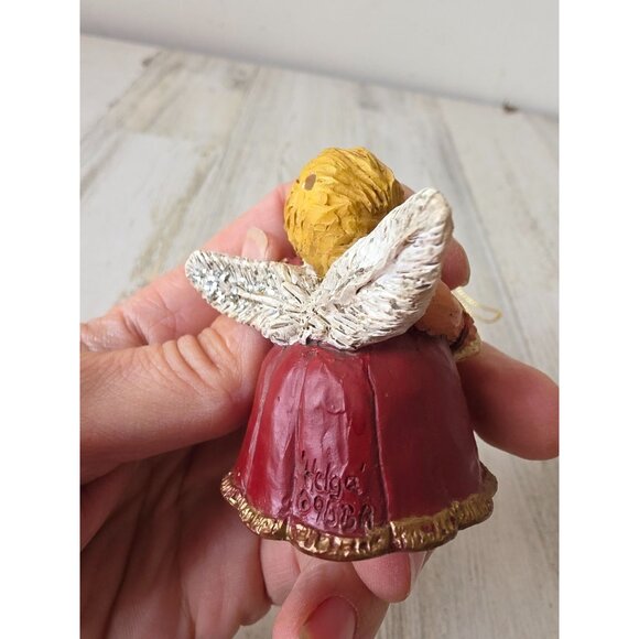 Helge ? Angel ornament cherub accordion Xmas tree set - Picture 6 of 11